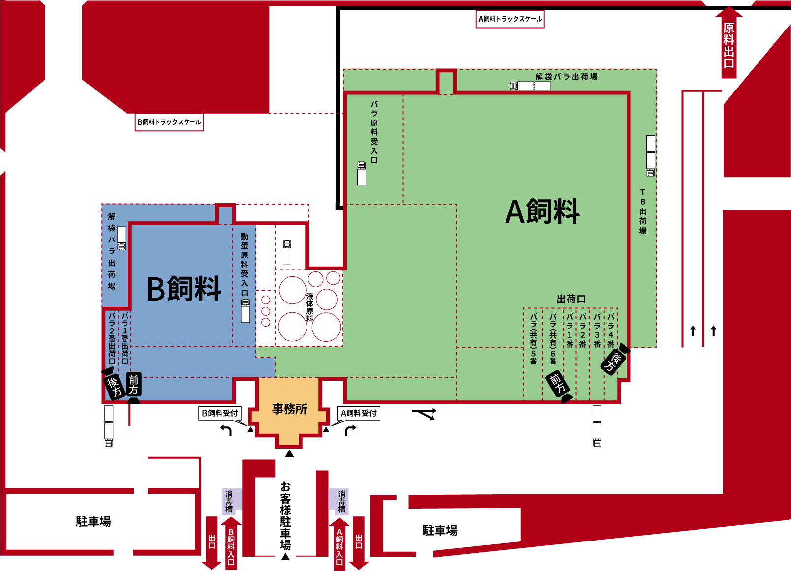 敷地内マップ